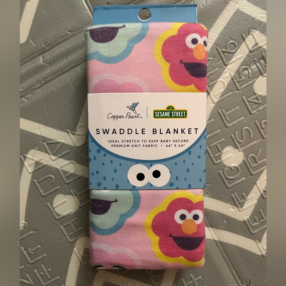 Copper Pearl Sesame Street Swaddle Blanket